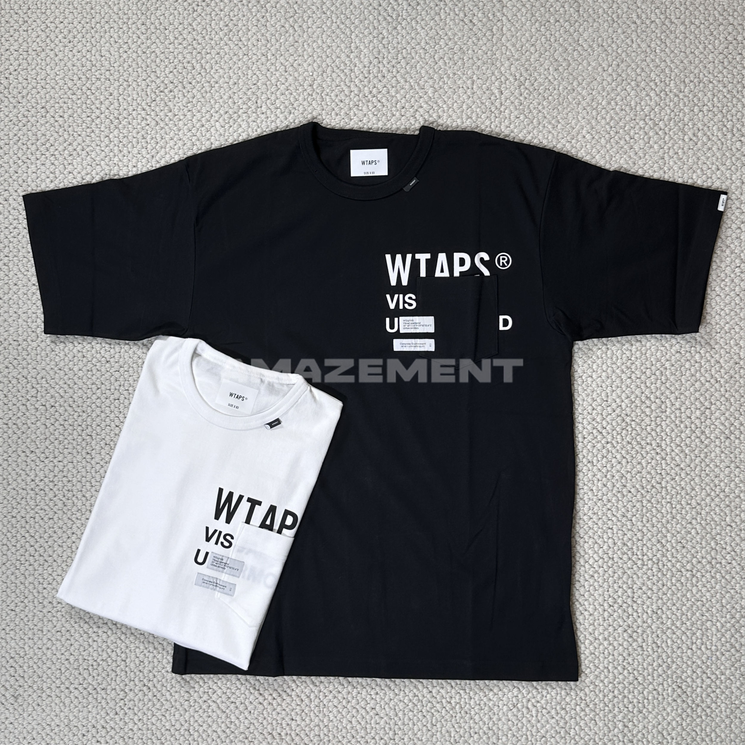 トップス WTAPS 21SS INSECT 02 S/S COPO BLACK Double Taps WTAPS 21SS INSECT 02 LS COPO T-shirt Cut & Sewn
