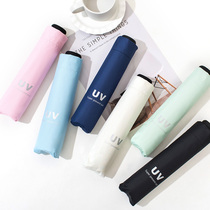 Umbrella increased reinforcement thickened barometer and rain dual-use large double men and women sunshade sun umbrella female vinyl reverse folding