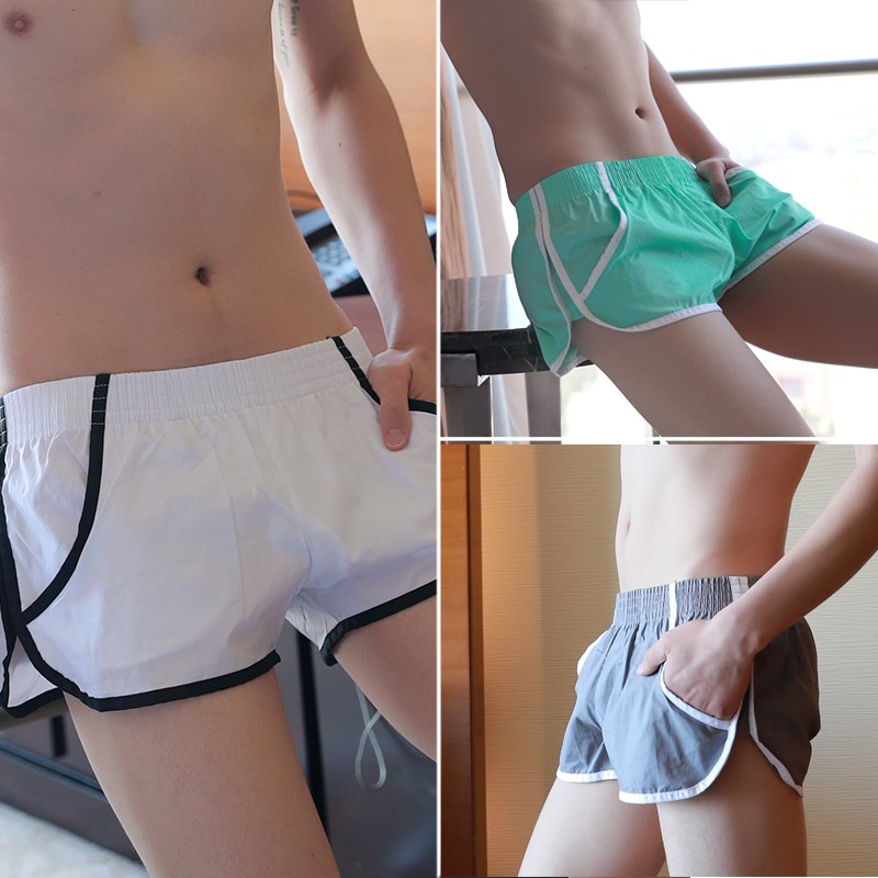 Men's underwear loose version of boxer shorts flat corner comfortable cotton fashion personality SAO summer breathable men's aro pants