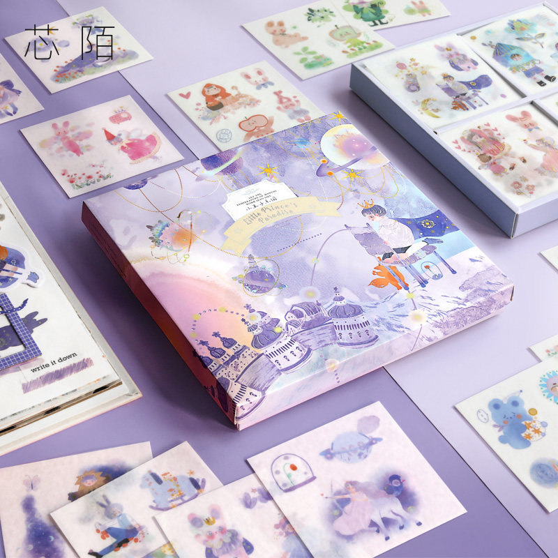 Core strangeness fairytale Wind Prince Paradise 100 Posting Paper Suit Hand Ledger Diary Material