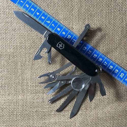 Образец обработки швейцарского армейского ножа Vi Shi 91 -мм ремонта охотника Рыбак -рыбак для исследователя Herave Hero Switzerland Card