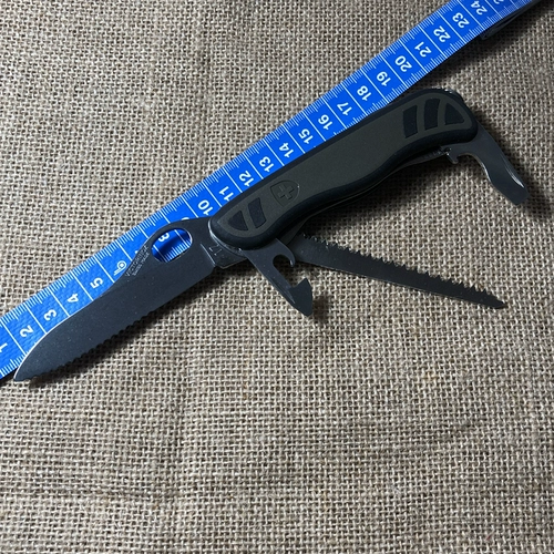 Образец обработки швейцарского армейского ножа Vi Shi 91 -мм ремонта охотника Рыбак -рыбак для исследователя Herave Hero Switzerland Card