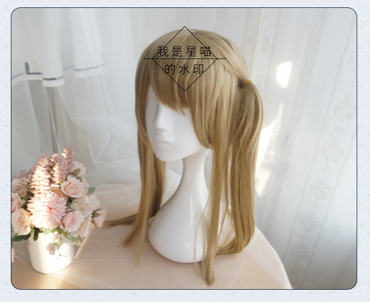 [星 喵] Girl Frontline UMP45cos Wig 404 Squad Griffin cosplay tóc giả - Cosplay cosplay naruto