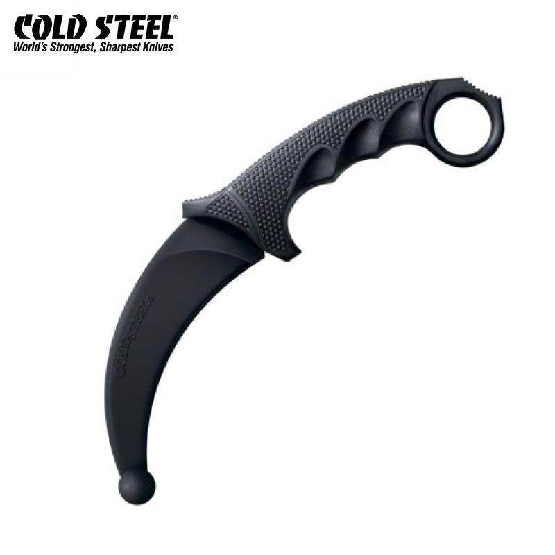 American Cold Steel Cold Steel Blunt tiger claw 92R49Z plastic steel training bent knife unopened with gaggle-fighting props-Taobao