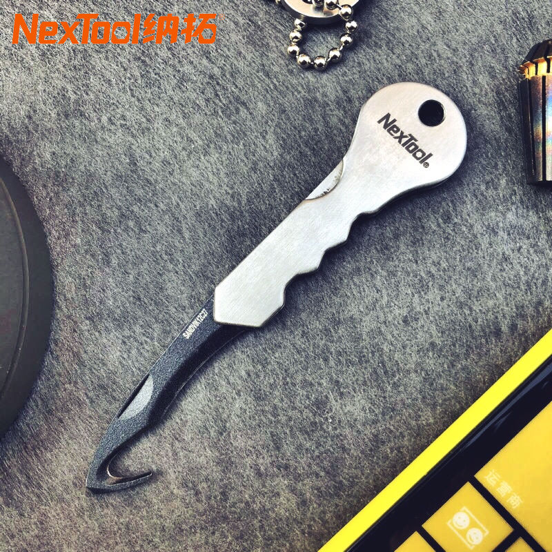 Nato Key Knife Tao multi - functional Tank Out Box Mini Folding Safe Belt Cutting Knife EDC