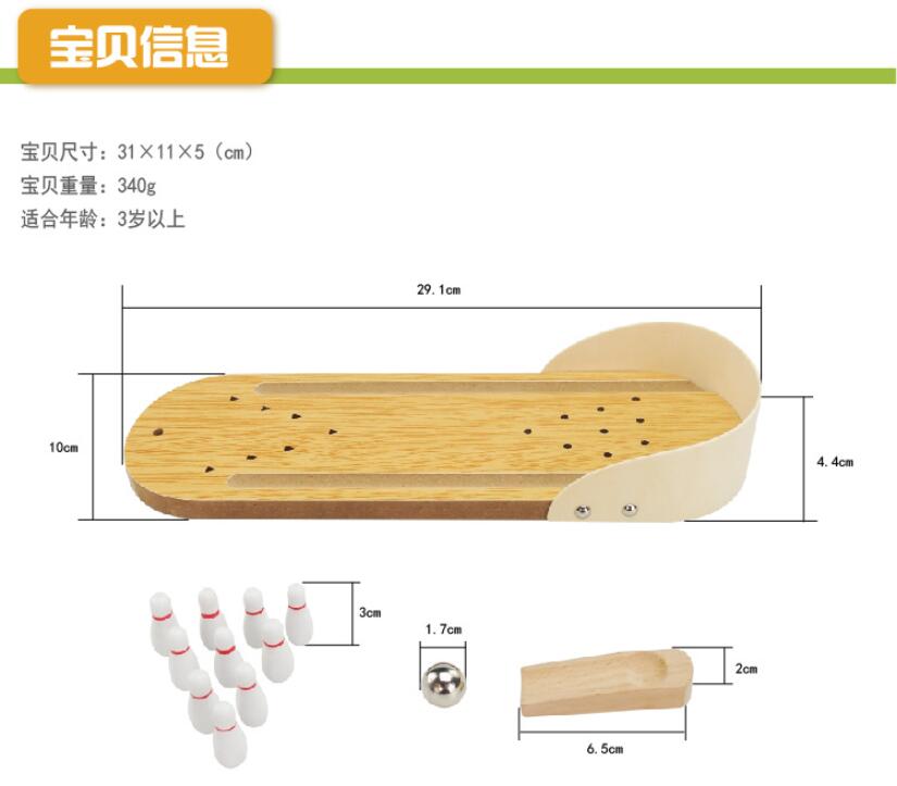 Sáng tạo nhỏ bằng gỗ bowling con bé người lớn ngón tay máy tính để bàn đồ chơi nhỏ thép bóng hội đồng quản trị trò chơi bên trò chơi 	quả bóng bowling