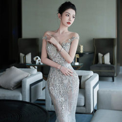 Heavy Industry Wedding Wedding Wedding Fish Tail Dresses 2024 New Fish -Tail Wedding Main Wedding Main Wedding High -end Woodads Rental Leasing