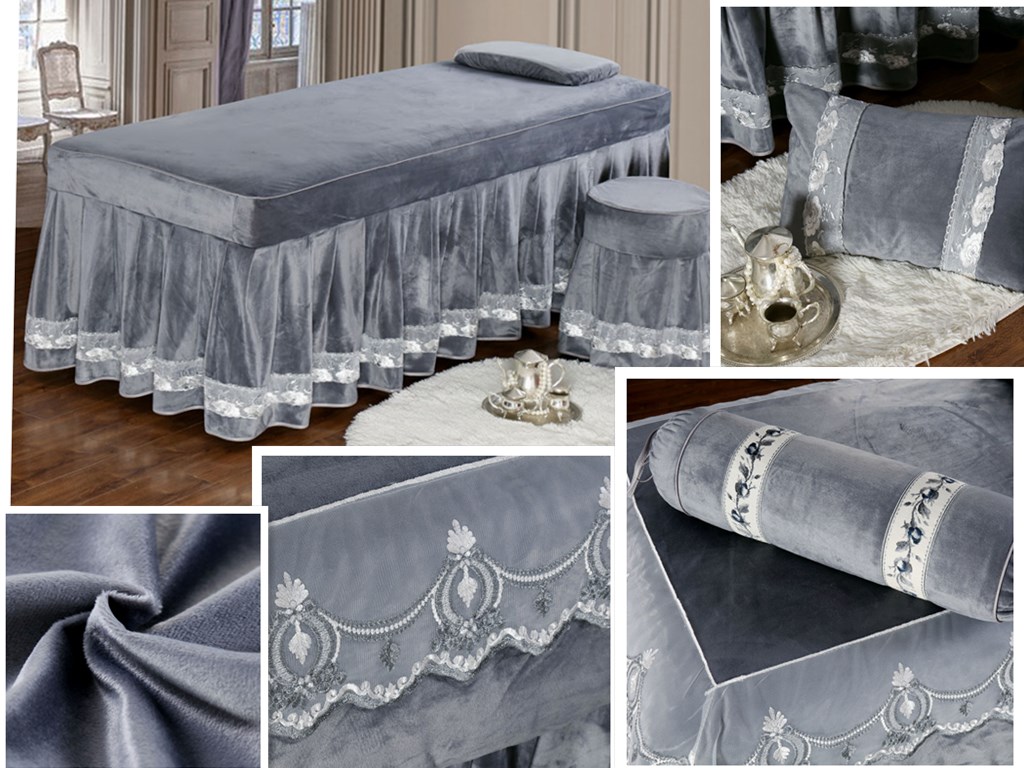 Một gia đình bốn cao cấp đẹp bedspread dầu gội đầu massage thẩm mỹ viện có thể được tùy chỉnh để gửi cốt lõi - Trang bị tấm tìm mua ga phủ giường spa