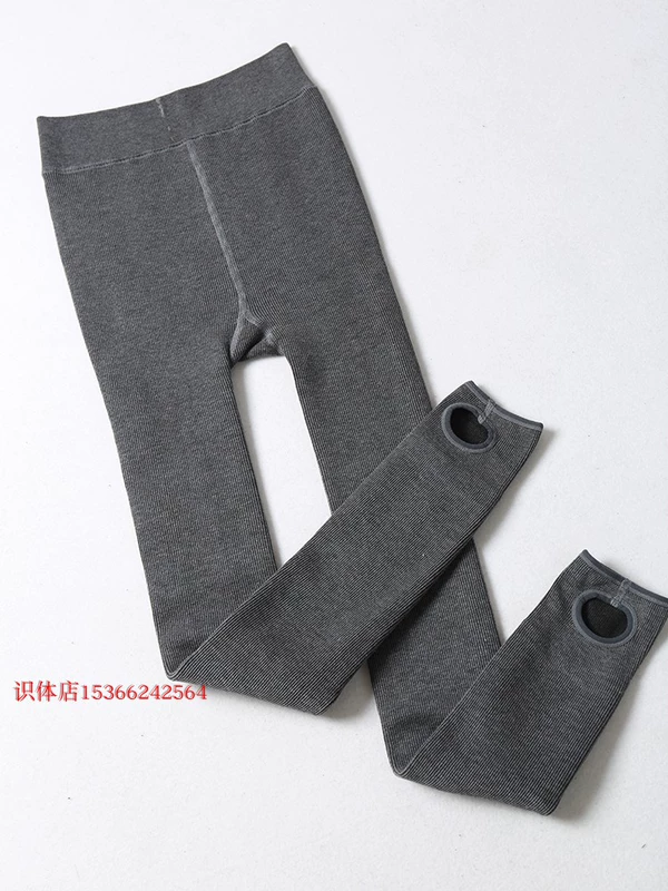 18102236 身 sales Bán hàng trong nước Dày Tất cả kích thước Quần legging da mỏng có chân / bàn chân quần legging ngố