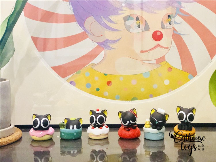 Luo Xiaohei bìa loạt hộp mù 52toys dễ thương chơi búp bê làm đồ trang trí bằng tay cô gái quà tặng năm mới - Capsule Đồ chơi / Búp bê / BJD / Đồ chơi binh sĩ moo hinhf one piece