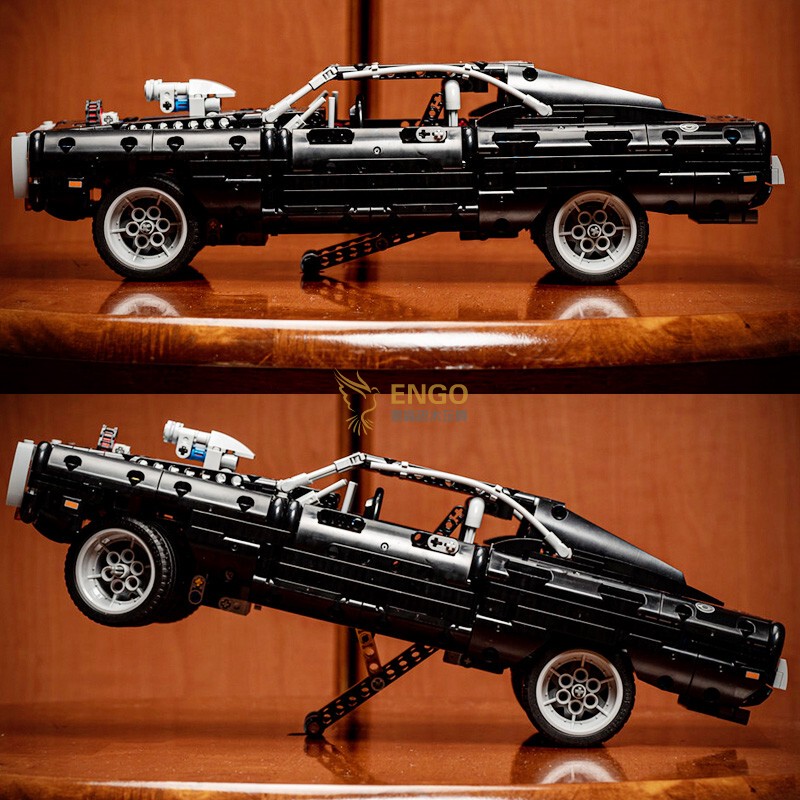 Fast and Furious Puzzle Building Set Dodge Charger Muscle Car Chinese Building Block Car Assembly Toy 42111