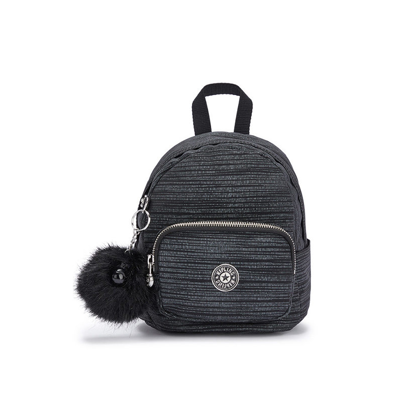 Zipper Teeth Black【 Weiya recommend 】 Kipling Women's money Backpack fashion trend leisure time a bag knapsack Canvas bag