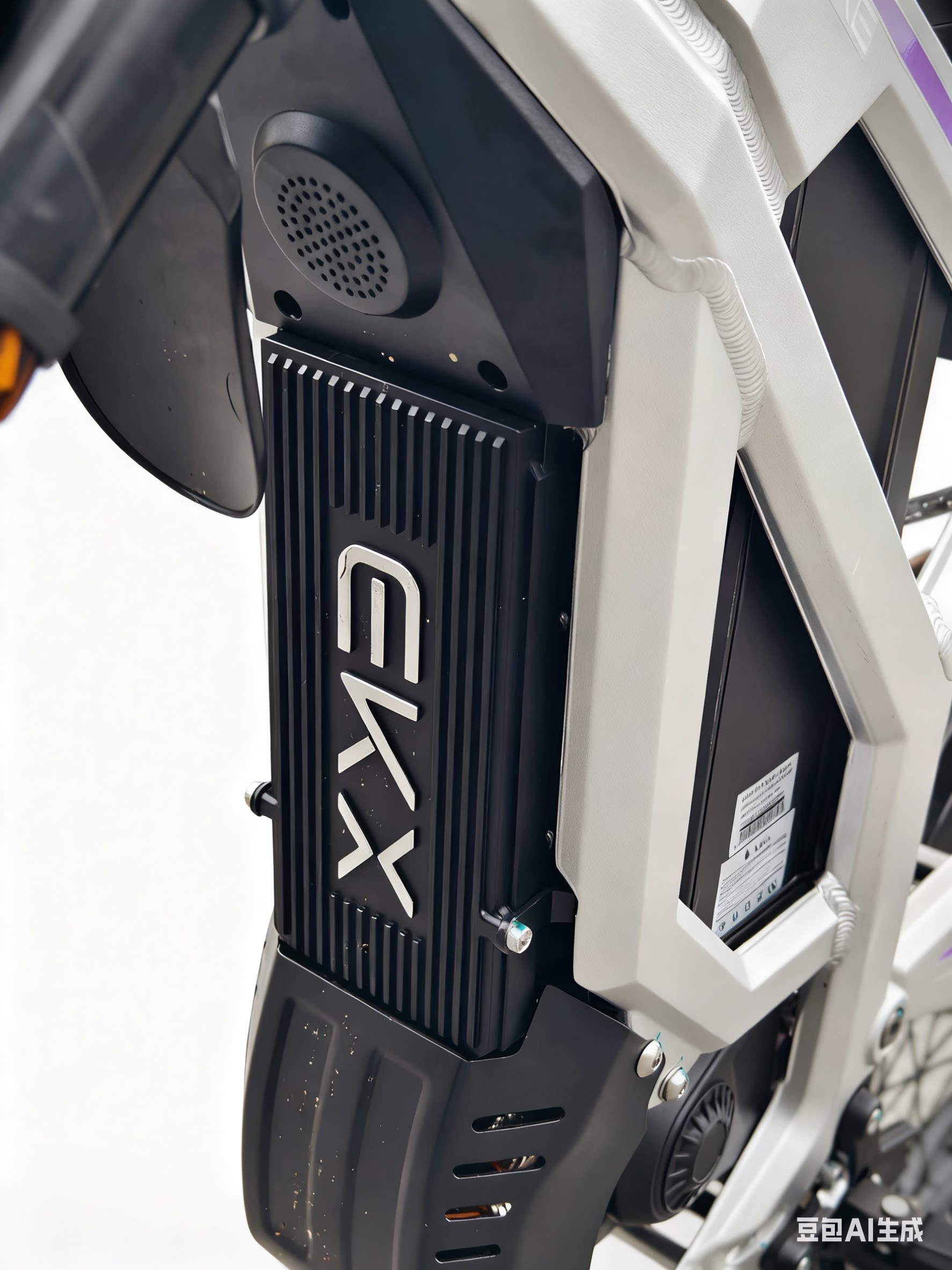 Электрический внедорожный мотоцикл EKXBike M1 серебристый