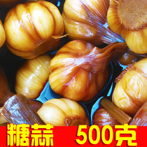 Suqian sugar garlic Suqian specialty brown sugar pickled garlic sweet vinegar pickled Pickles 5 servings