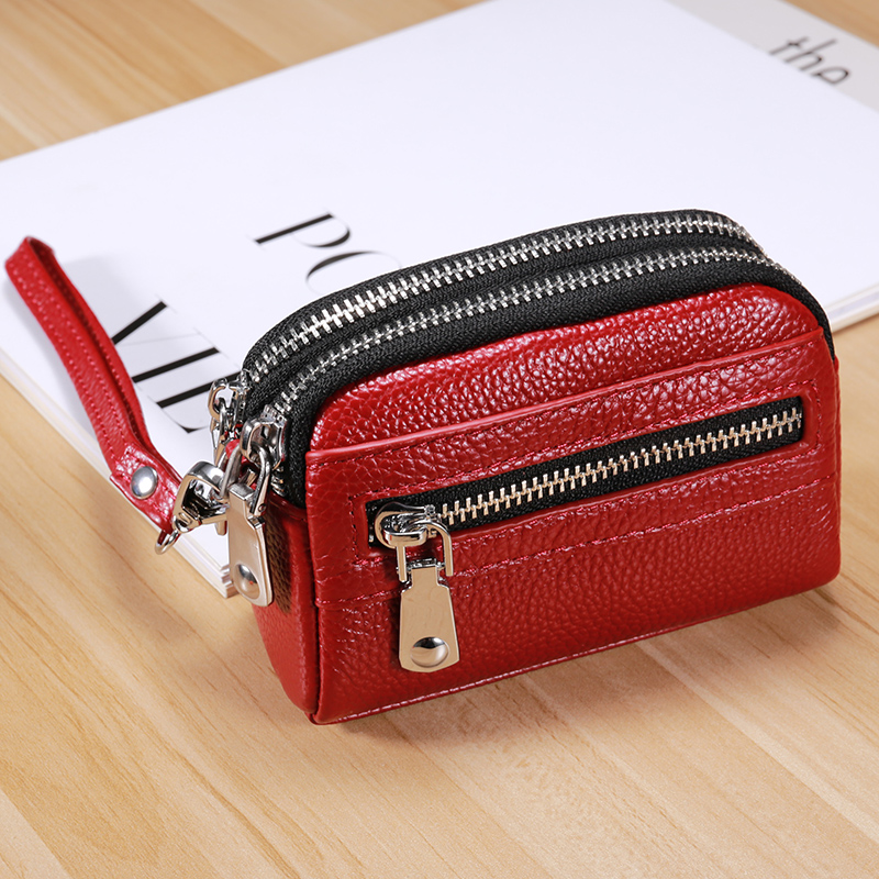 2020 New Large Capacity Hand Zero Wallet Hand Holding Bag Lady Fashion Card Lady Mouth Red Key Containing Bag Tide