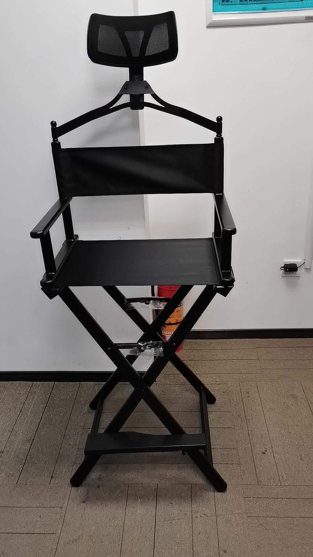 Professional Foldable Makeup Chair Folding Aluminum Alloy Makeup Artist