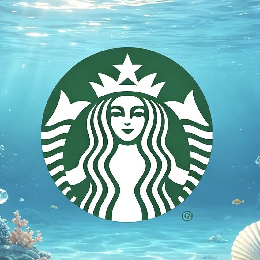 上海星巴克的LOGO
