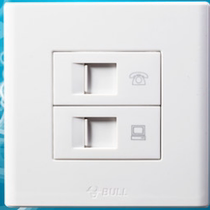 Bull switch socket G06T212 one phone one computer switch socket panel