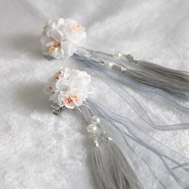  Hanfu accessories A full set of hair ties small flower hairpins embellishments handmade ancient costumes classical ancient hairpins