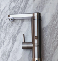 Self-heating fully automatic induction electric hot water faucet induction heating integrated