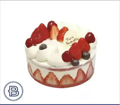 Nanjing Paris Bei sweet cake (raspberry full of red velvet) 6 inch birthday cake Nanjing city distribution