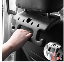 Car seat back adhesive hook multifunctional storage adhesive hook car armrest elderly safety handle creative car supplies