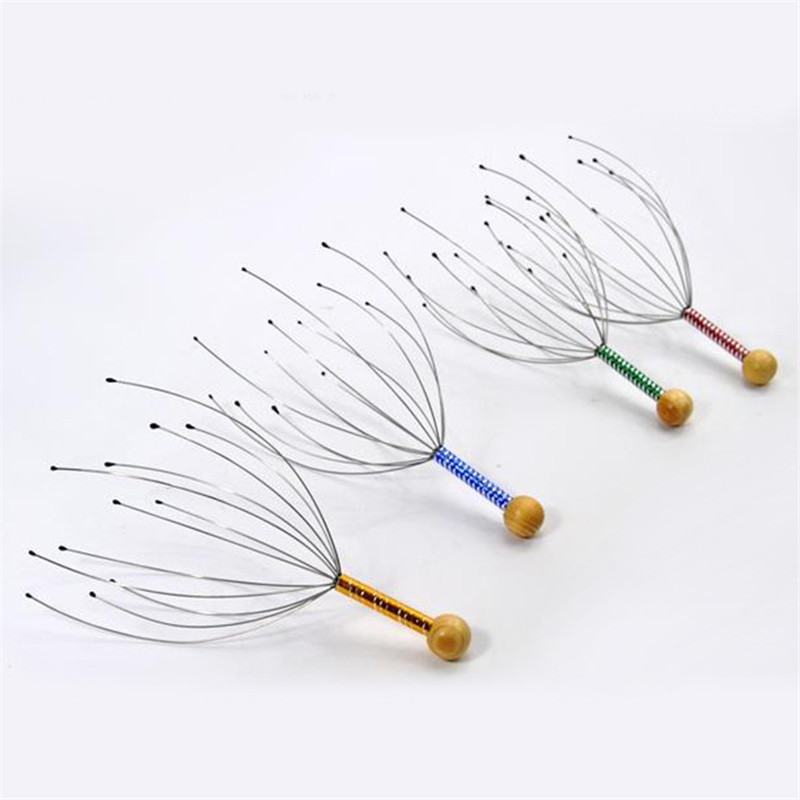 Steel Wire Head Massager, Octopus Scalp Massage Claw, Soul Extractor/Head Scratcher, Popular Foreign Trade Item Steel Wire Head Massager, Octopus Scalp Massage Claw, Soul Extractor/Head Scratcher, Popular Foreign Trade Item