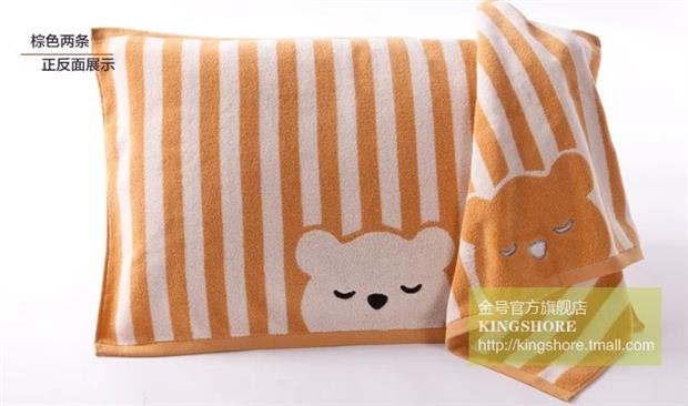 Khuyến mãi vận chuyển vương miện / Gối mũi vàng S2131 Bông vô tội Làm dày gấu Snooze Gối chính hãng khăn gối
