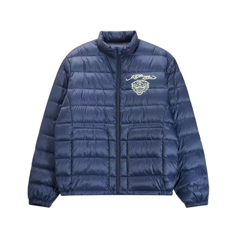 Ed Hardy Counter 2024 Autumn and Winter Men's Printed Stand-Up Collar Casual down Jacket E1Qtm302 Ed Hardy Counter 2024 Autumn and Winter Men's Printed Stand-Up Collar Casual down Jacket E1Qtm302