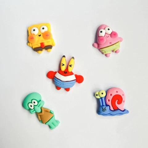 Трехмерная поролоновая детская наклейка, мультяшные кремовые аксессуары, 3D