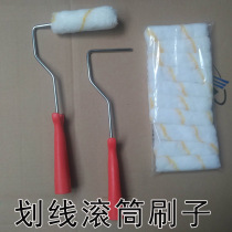 Promotion 4 inch yellow acrylic roller without dead angle scribing roller brush paint coating universal thumb roller