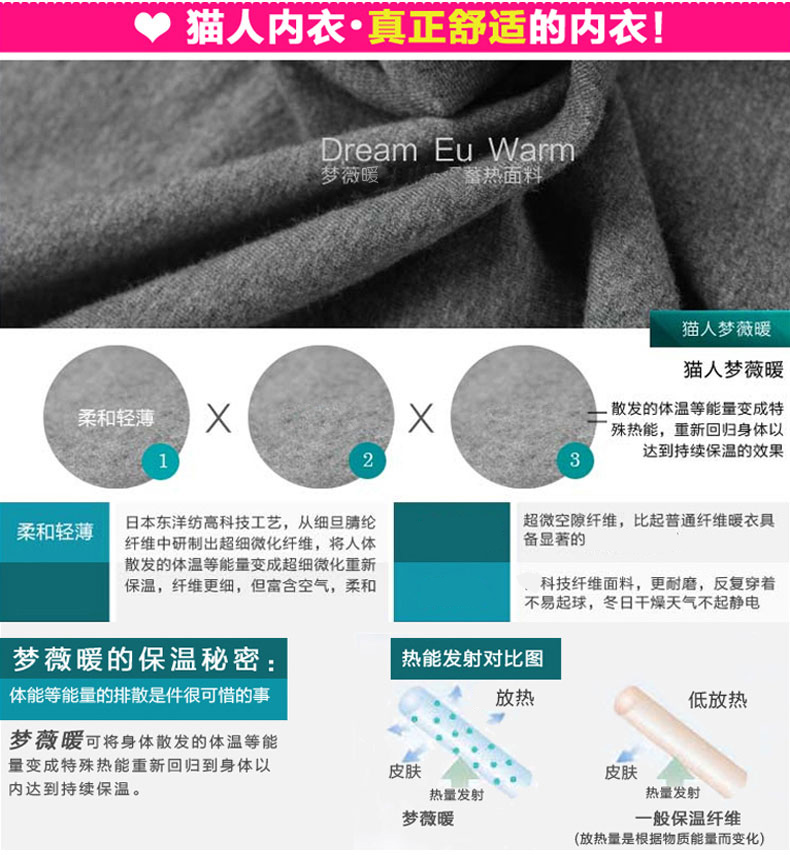 Sous-vêtement thermo jeunesse MIIOW sexy en acrylique - Ref 754940 Image 31