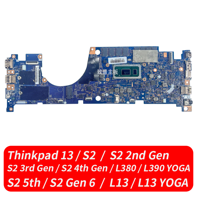 Lenovo 13 S2 2Nd 3Rd 4Th 5Th Gen 6 Yoga L13 Gen 4 L380 L390 Motherboard Lenovo 13 S2 2Nd 3Rd 4Th 5Th Gen 6 Yoga L13 Gen 4 L380 L390 Motherboard