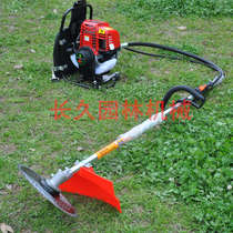 Huasheng 140 power knapsack lawn mower four-stroke brush cutter gasoline lawn mower small harvester