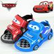 Foreign trade cartoon shoes Cars Lightning McQueen small and medium-sized children's non-slip summer casual beach sandals