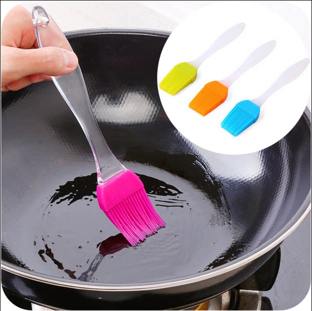 Baking tool one-piece Silicone Brush Cake Oil Brushed Food Grade Silica Gel High Temperature Resistant No-Smell Barbecue Brush