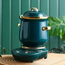  Mantos electric stew pot casserole pot Small ceramic baby BB auxiliary food stew pot Mini automatic soup and porridge artifact