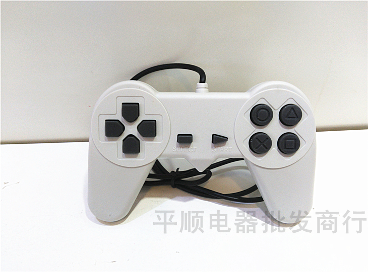 Old-fashioned Nintendo màu đỏ và trắng máy 8-bit FC cắm thẻ vàng trò chơi video máy chín lỗ kim lỗ chín trò chơi xử lý xử lý nút chơi game pubg