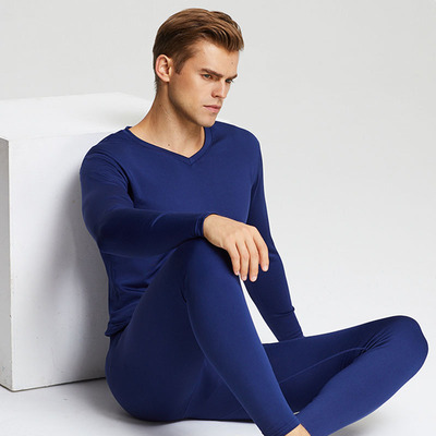 【狼语】男士加绒保暖内衣套装