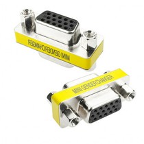 vga wire connector conversion head vga female adapter 15-pin analog signal extension head