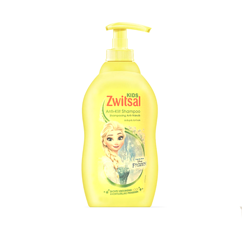Dutch Zwitsal Baby Girl Princess Shampoo Silicone-free Long Hair Soft and Anti-knot Shampoo 400ml Elsa