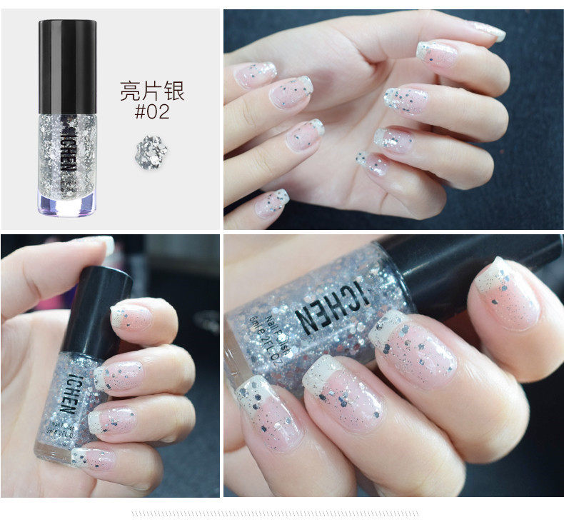 Sơn móng tay dùng một lần kéo dài không bong tróc không thấm nước màu xanh 12 màu hoàng gia màu xanh khí chất người mới bắt đầu nhiều màu lưới caramel - Sơn móng tay / Móng tay và móng chân gel làm móng Sơn móng tay / Móng tay và móng chân