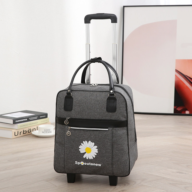 New Backpack-Style Trolley Bag, Short-Distance Luggage Bag, Men's and Women's Travel Bag, Student Internet Celebrity Waterproof Lightweight Cloth Bag