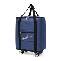 Oversized storage bag with wheels luggage bag travel bag large capacity student quilt folding moving bag luggage bag