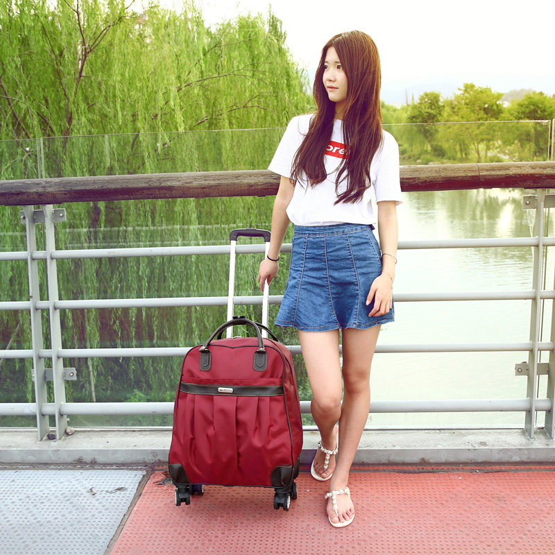 Lightweight Trolley Bag, Travel Bag, Women's Satchel, Men's Luggage Bag, Waterproof Boarding Bag, Large Capacity Short-Distance Travel Bag