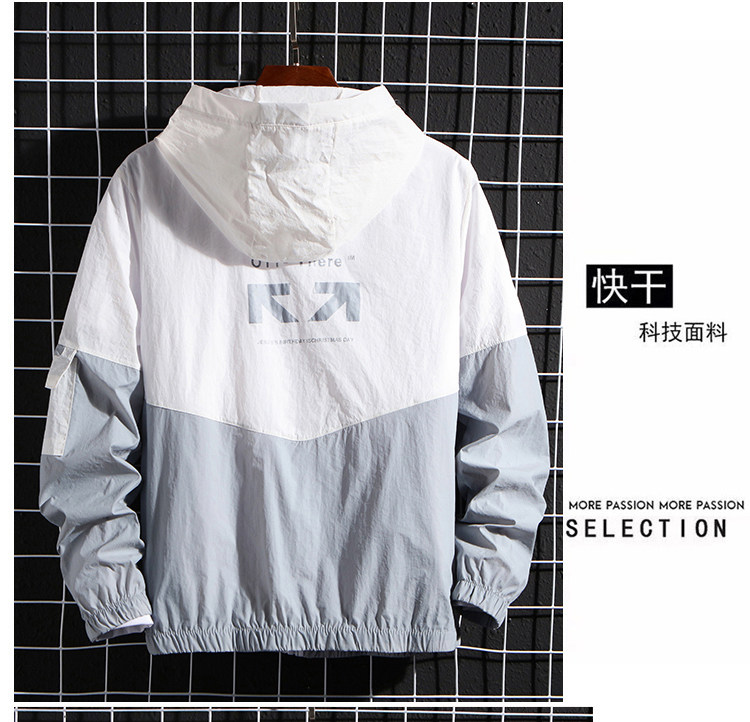 Skin Jacket Men 2021 New Summer Korean-style casual wear jacket Spring and Summer thin jacket breathable skin clothing pic 5