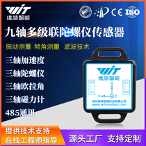 Accelerometer Gyro Sensor Attitude Angle 485Modbus Multiple Cascade Module WT901C485