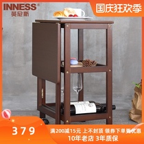 Innis folding table small family multi-function simple modern telescopic mobile table table rice table