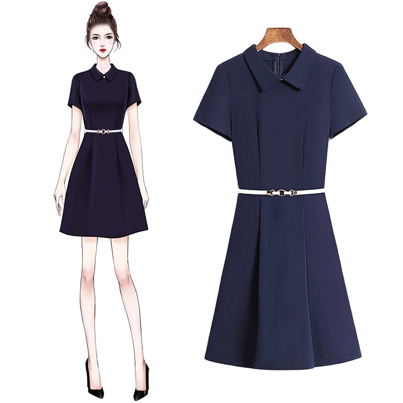 Professional dress 2022 summer dress new waist-length thin temperament a-line skirt light familiar style professional suit overalls