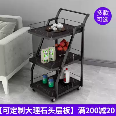 Drinks and beverages Tea trolley Dining room 4S shop Hotel bar KTV mobile trolley shelf Dining car